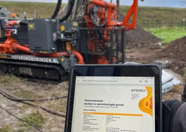 Qterra op bezoek bij Van ’t Hof Grondboringen